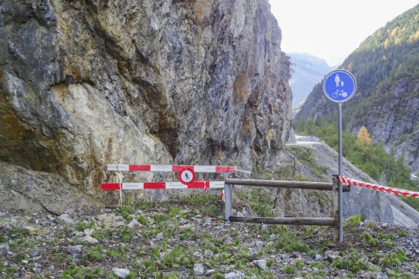 Unwetterschäden im Val S-Charl