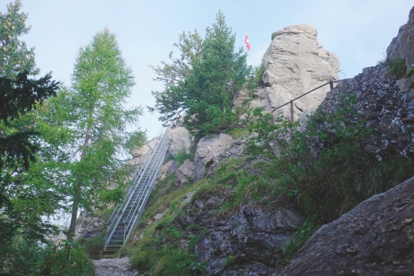 Über den Pizalun - ein besonderer Wandergipfel im Rheintal