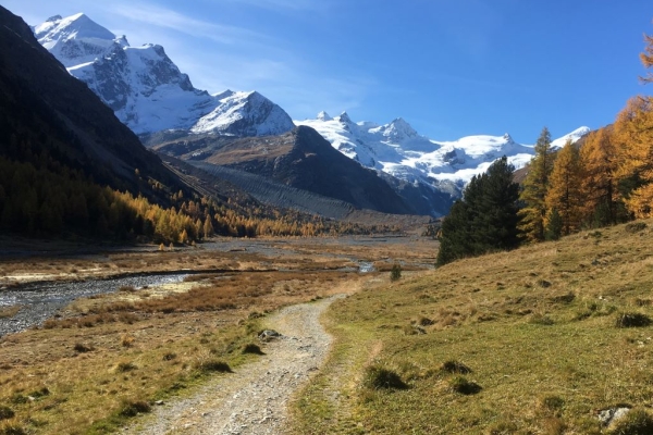 Eindrückliche Landschaften im Val Roseg
