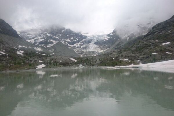 Suonen und Gletschersicht im Turtmanntal