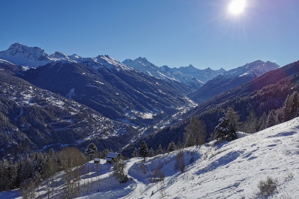 Schattenspiele im Val d’Anniviers