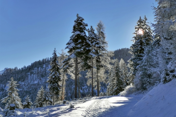 Jeux d’ombres dans le Val d’Anniviers