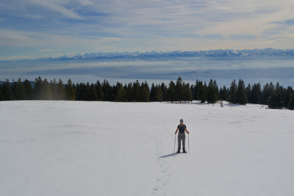Schneeschuhwanderung auf den Chasseron