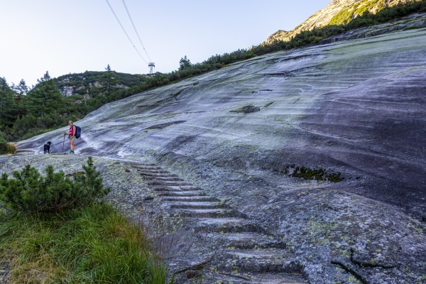 Entre agitation et calme au col du Grimsel