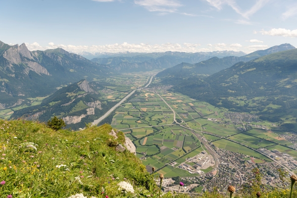 Auf direktem Weg auf den Gonzen
