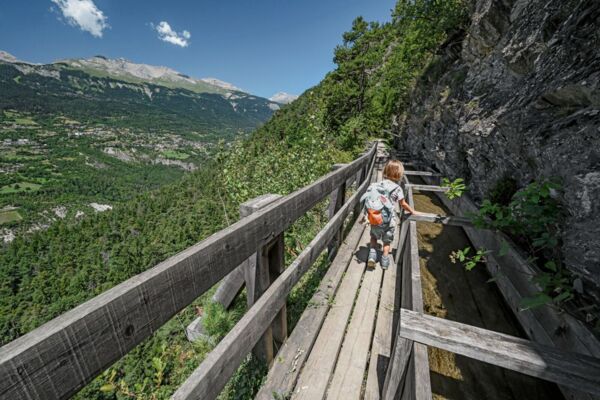 Vier verschiedene Welten an der Grand Bisse de Lens