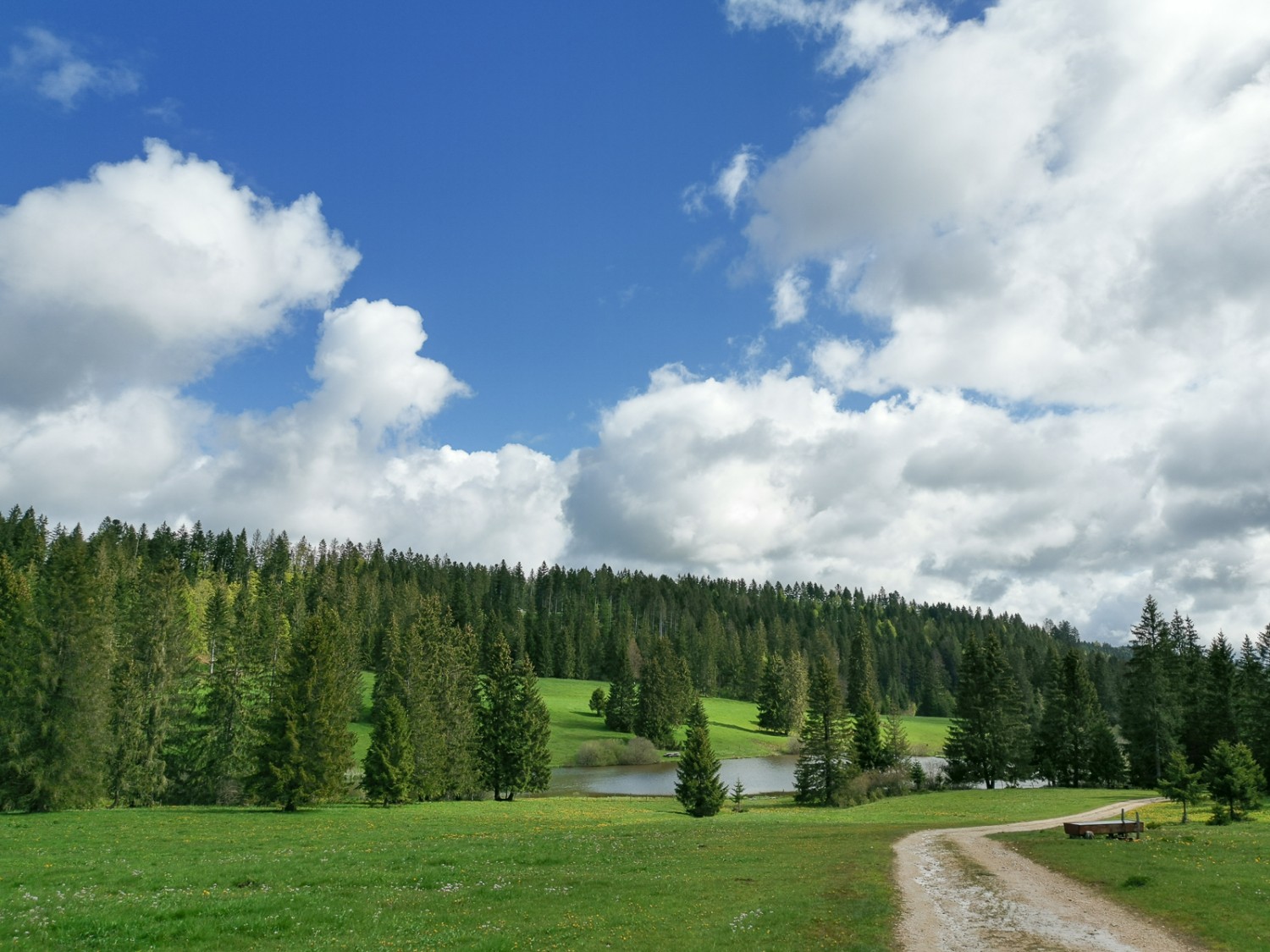 Plain de Saigne, ein erster Rastplatz par excellence. Bild: Evelyne Zaugg