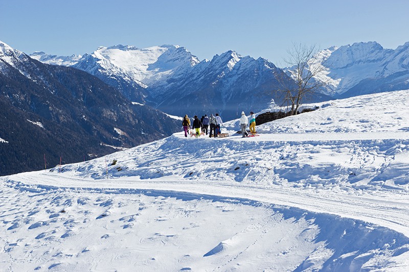 Zwischen Cancori und Piede del Sasso ist die Cima di Gana Rossa schön zu sehen. Bild: Daniel Fleuti