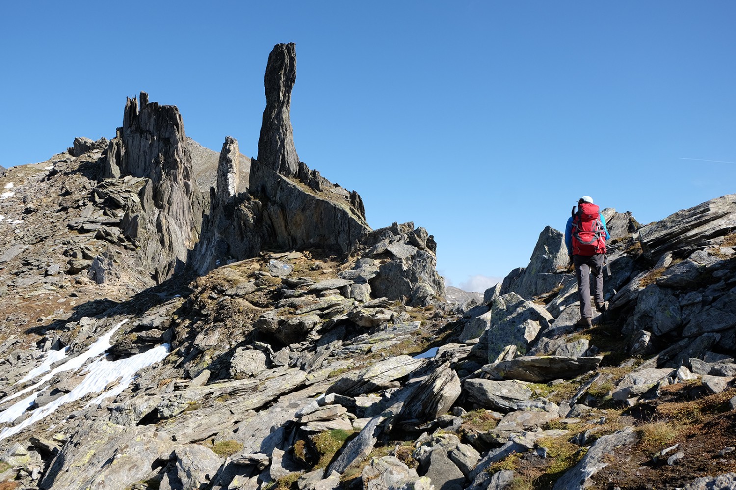 Das Gloggentürmli ist der Höhepunkt des zweiten Wandertages. Bild: Elsbeth Flüeler