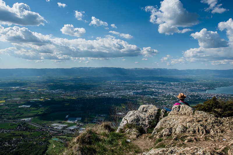 La vue est imprenable depuis le sommet du Salève.
Bild: Genève Tourisme/Olivier Miche