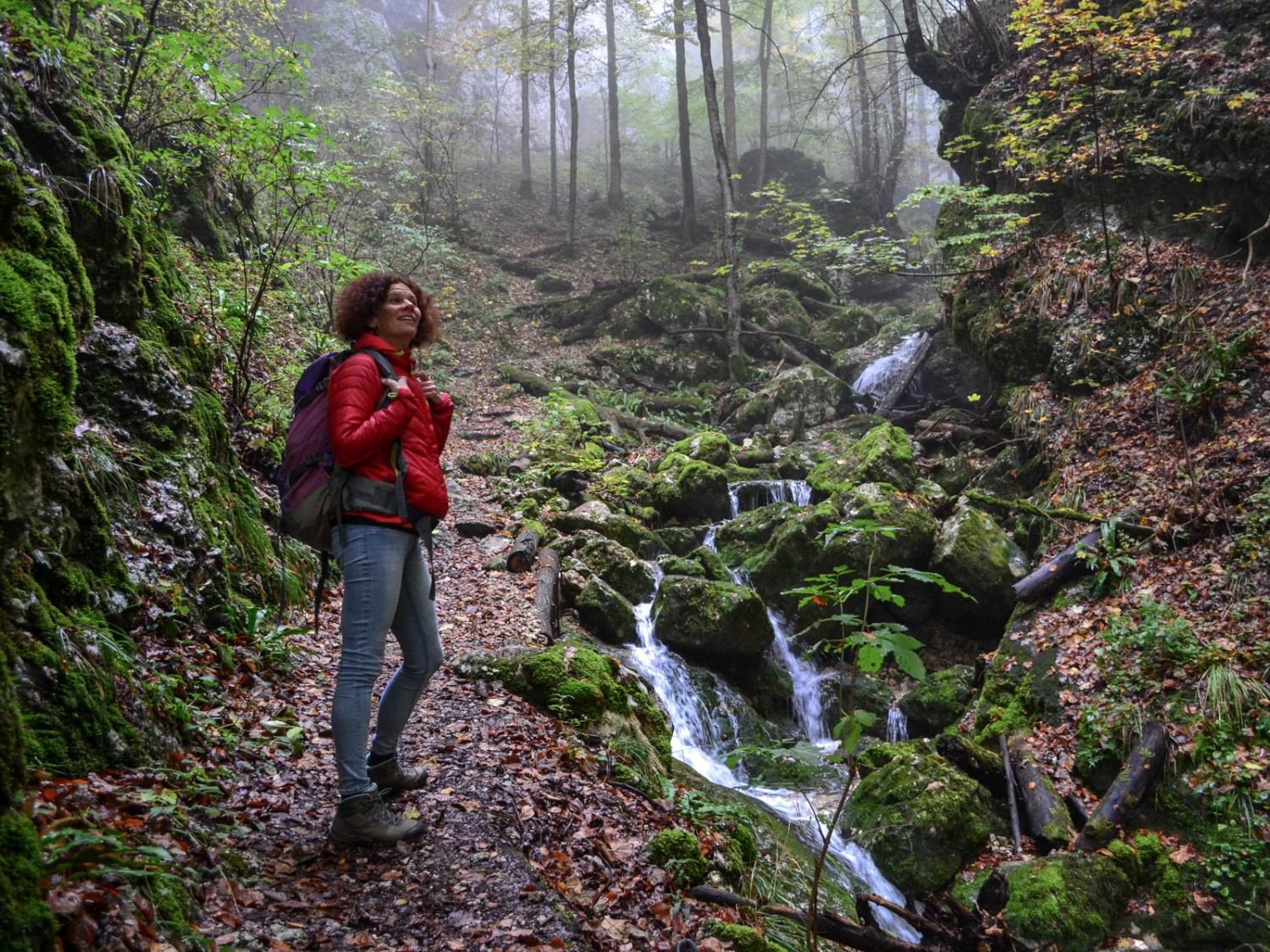 Nebel sorgt für geheimnisvolle Stimmung. Bild: Sabine Joss