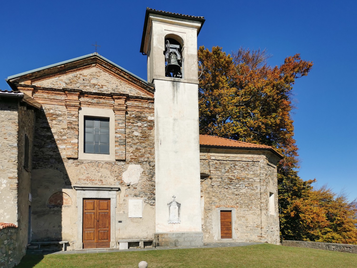 La petite église de San Bernardo, un point de vue de toute beauté. Photo: Andreas Staeger