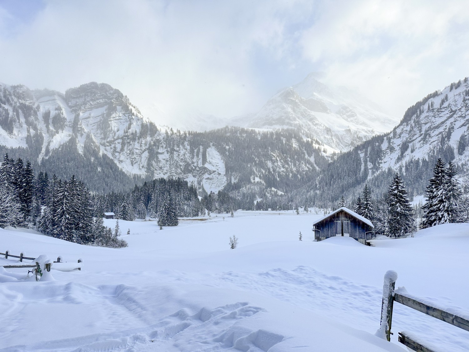 Winteridylle bei Gstaad