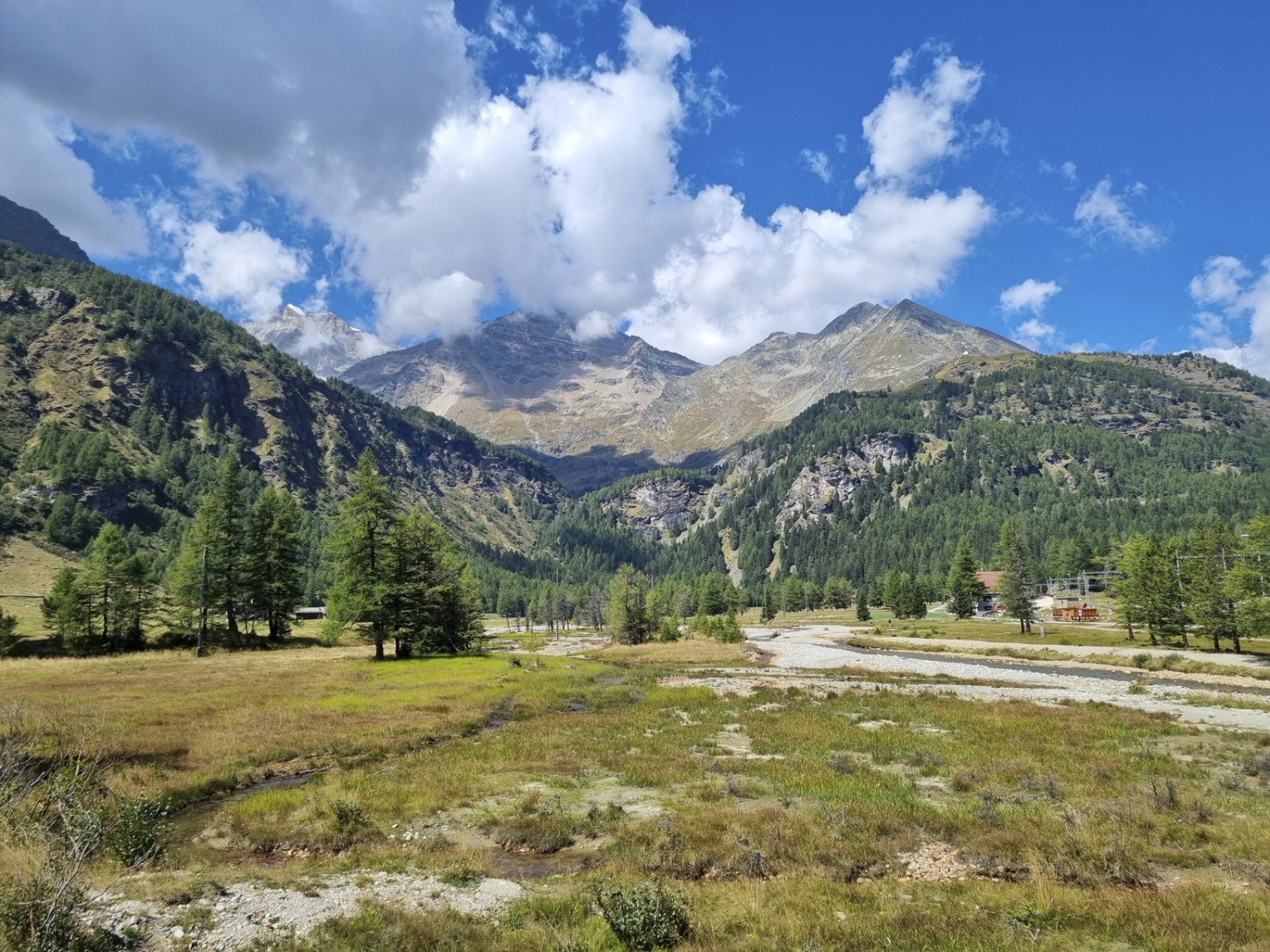 Le haut plateau de Cavaglia, au début de la randonnée. Photo: Nathalie Stöckli