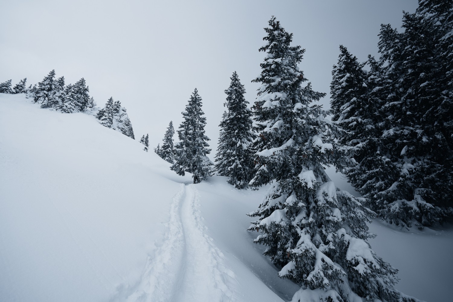 Die letzte Passage vor dem höchsten Punkt. Bild: Jon Guler