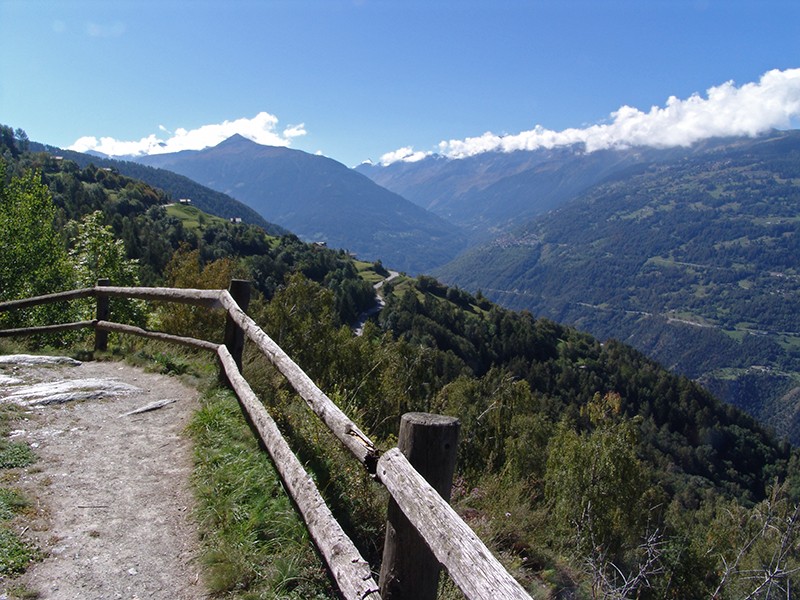 Prächtige Aussicht auf das Val d’Hérens und das Val des Dix. Bild: Stéphane Cuennet