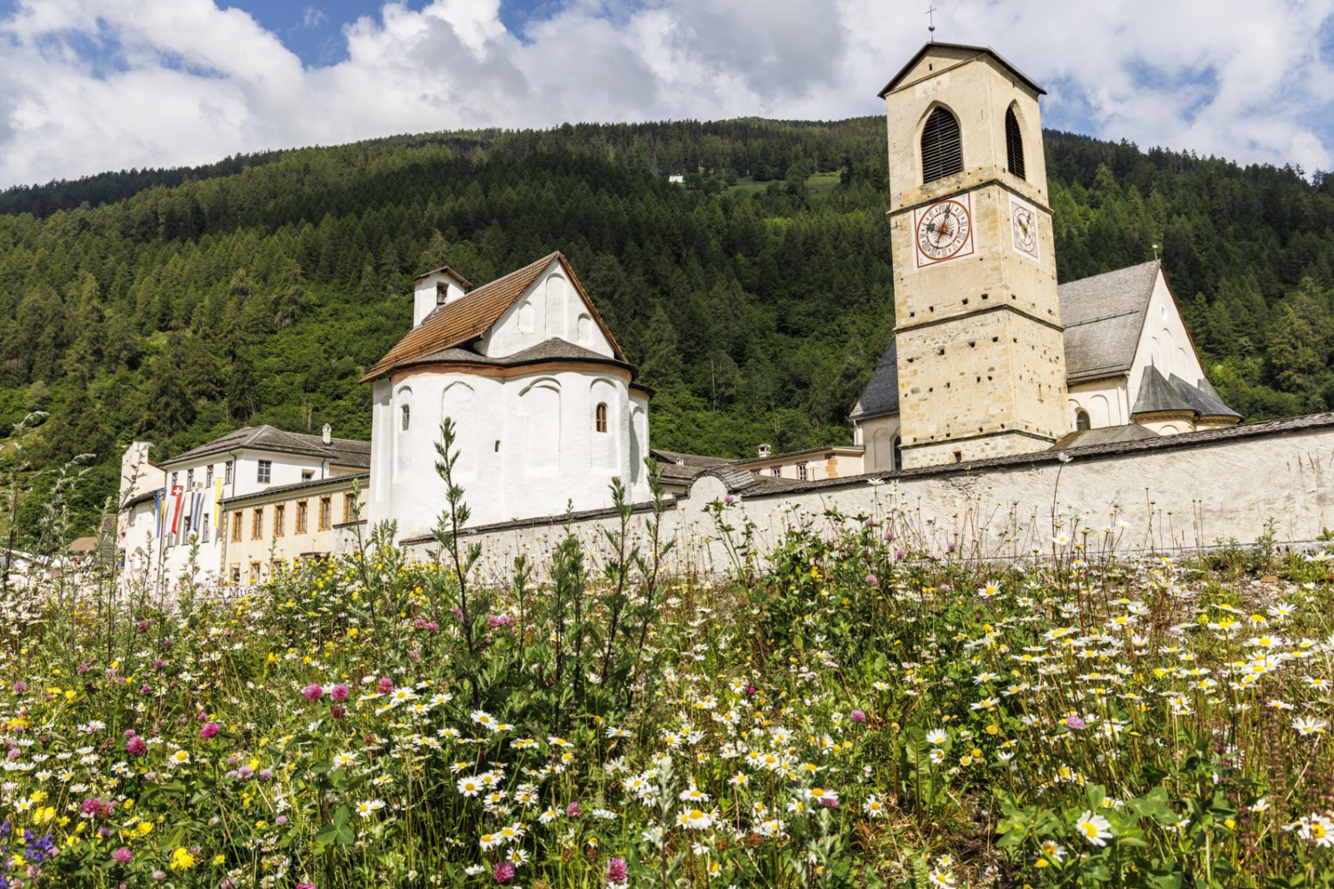Il monastero benedettino Son Jon a Müstair è patrimonio mondiale dell’UNESCO. Foto: Severin Nowacki
