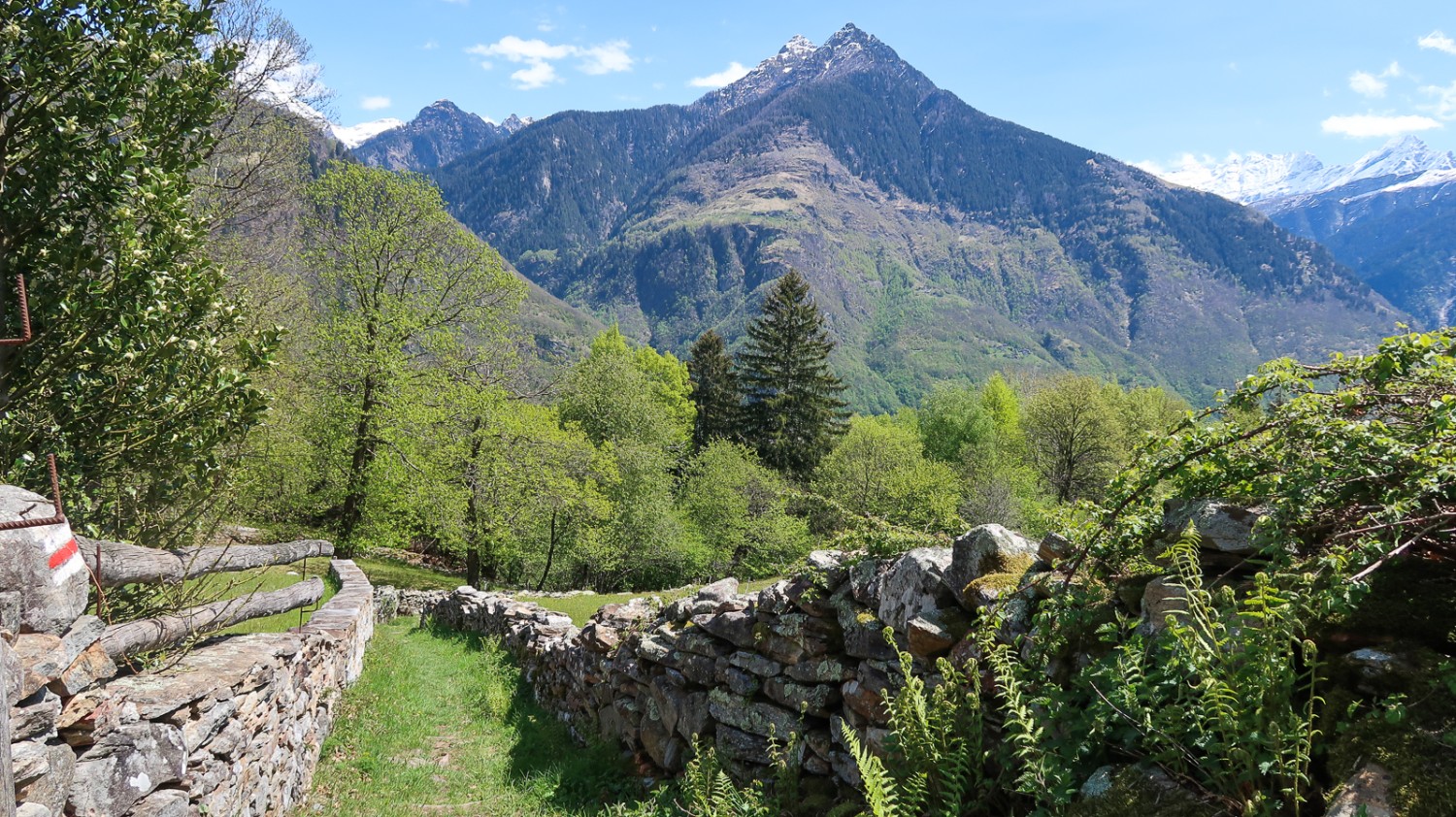 Kurz nach Navone auf dem Weg nach Semione. Bild: Loïc von Matt