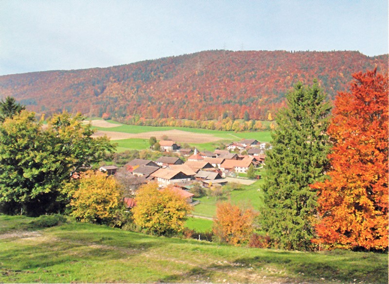 Das Dorf Champoz liegt zwischen Mont Girod und Moron.