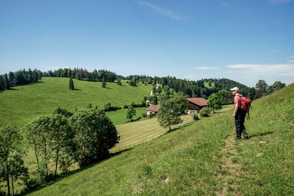 Im Hochtal La Combe, einer kleinen Idylle zwischen zwei Jurarücken. Bild: Fredy Joss