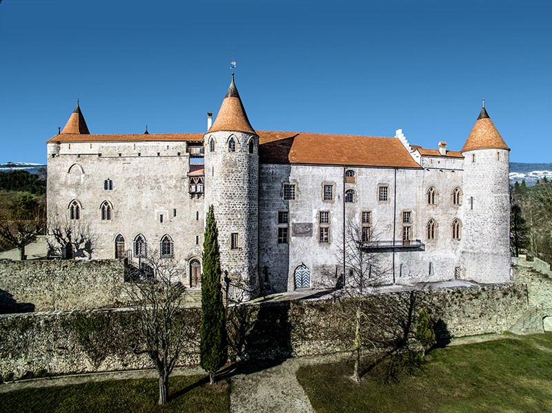 Schloss Grandson, die Festung am Neuenburgersee. Bilder: Verein «Die Schweizer Schlösser»