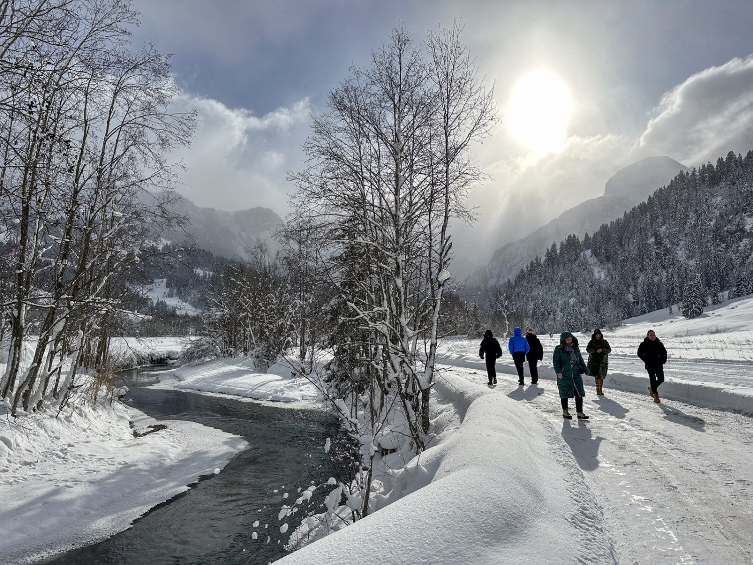 Winteridylle bei Gstaad