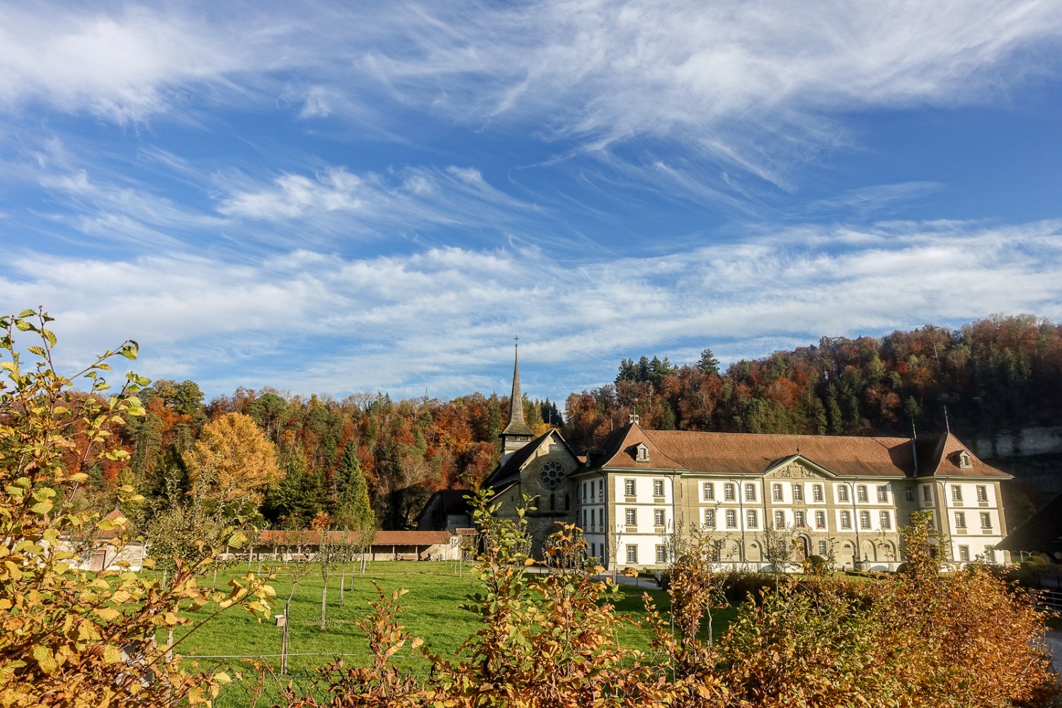 Die Abtei ist ein Besuch wert. Bild: Lauriane Clément