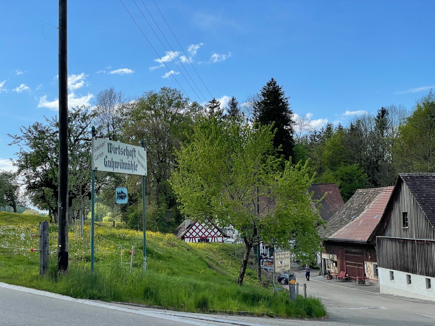 Nach der Wirtschaft zur Guhwilmühle geht es auf den letzten Abschnitt im wildromantischen Farenbachtobel. Bild: Vera In-Albon