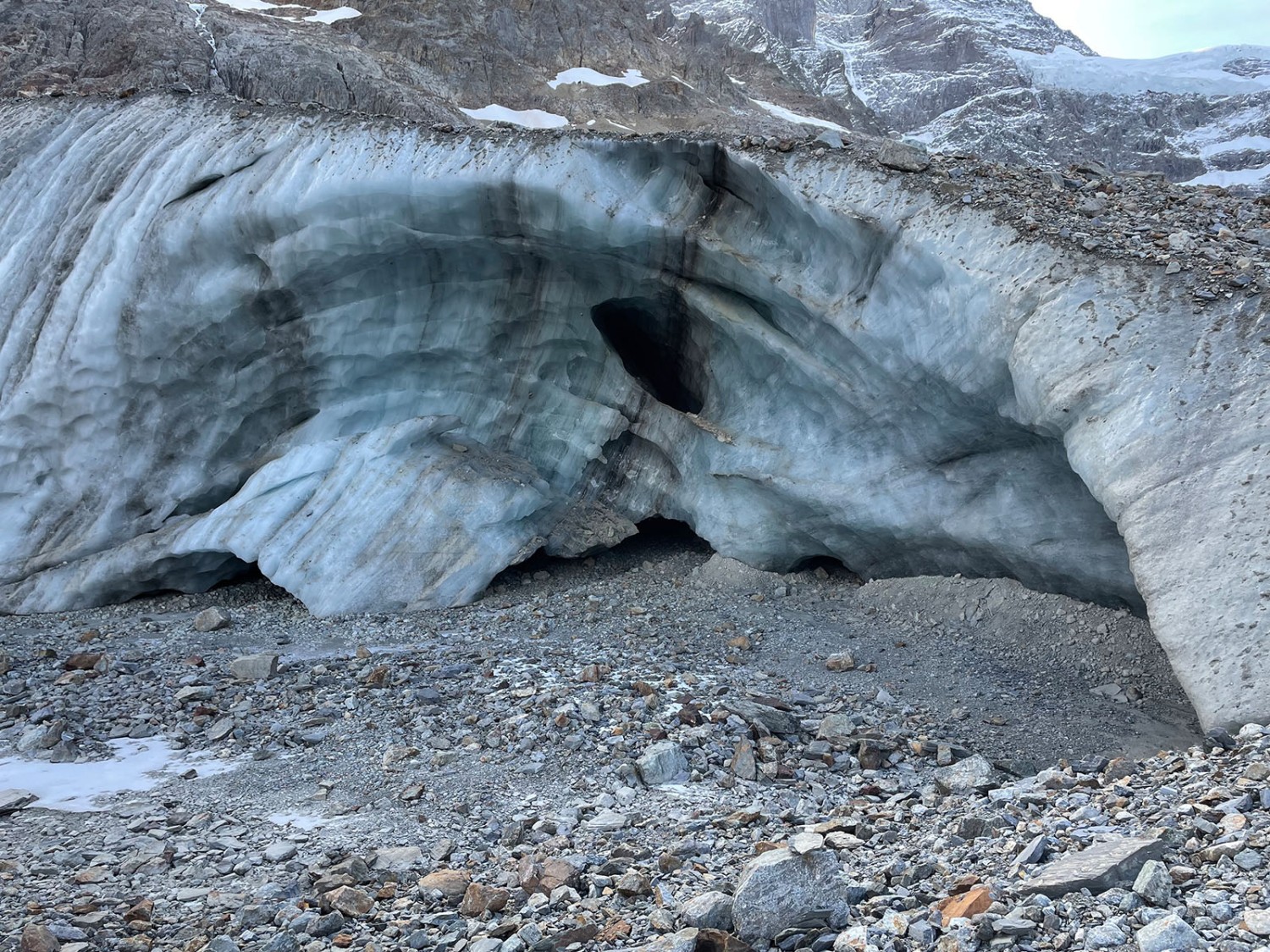 Das Tor des Breithorngletschers. Bild: Rémy Kappeler