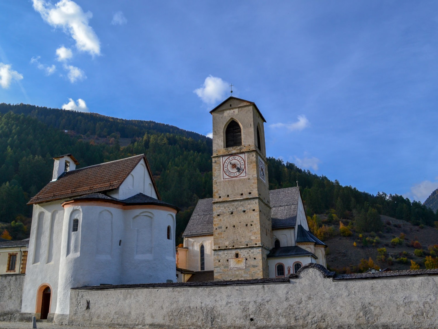 Das Kloster Son Jon in Müstair gehört zum Unesco-Weltkulturerbe. Bild: Sabine Joss
