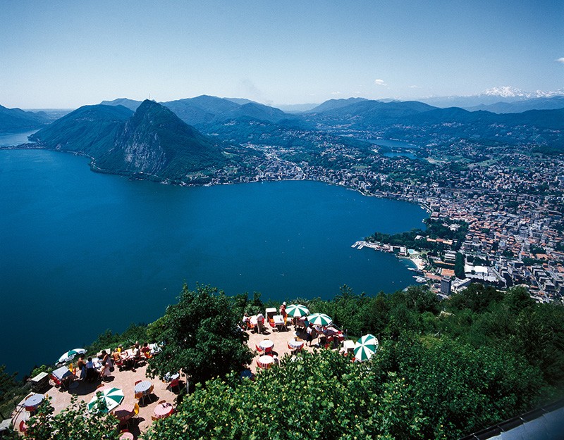 Blick vom Monte Brè auf Lugano.
Bild: swiss-image.ch