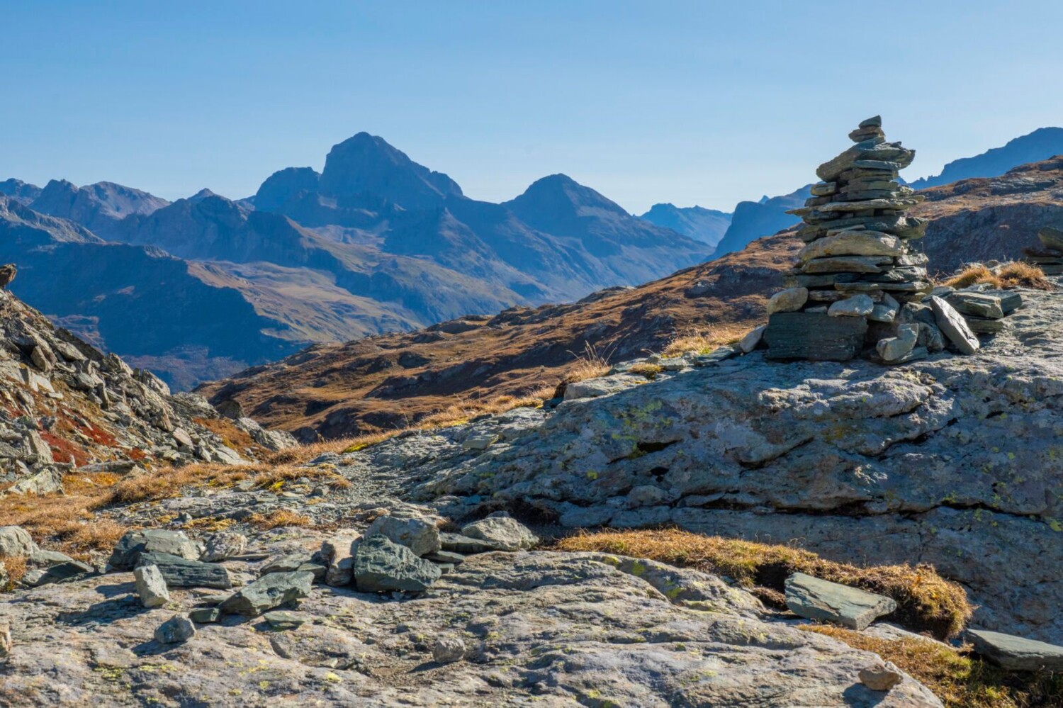 Steinreiche Wanderung über die Fallerfurgga