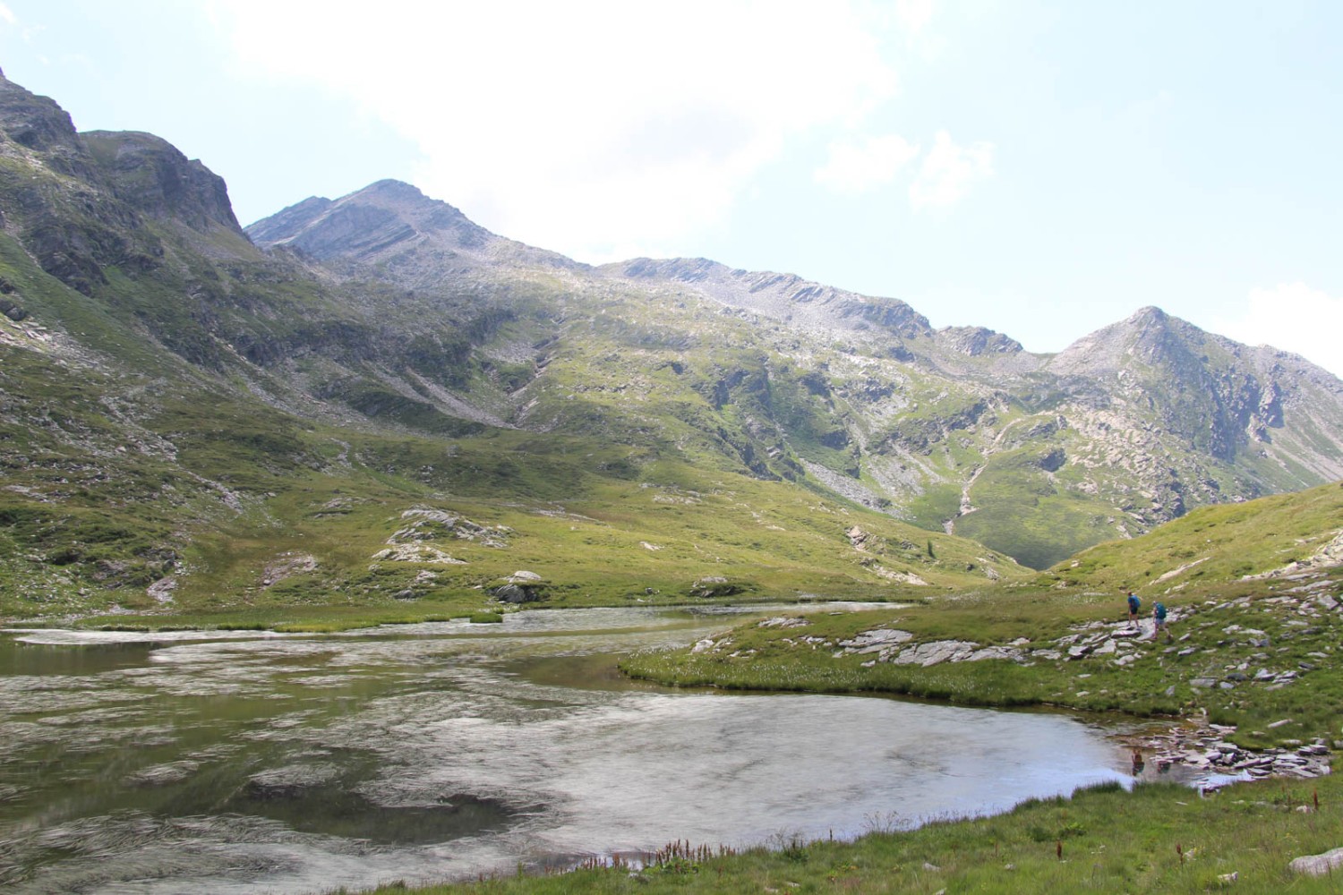 Blick vom Pass di Passit auf die umliegenden Gipfel. Bild: Alexandra Blatter