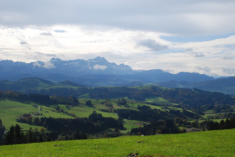 Blick von der Waldegg zum Alpenstein