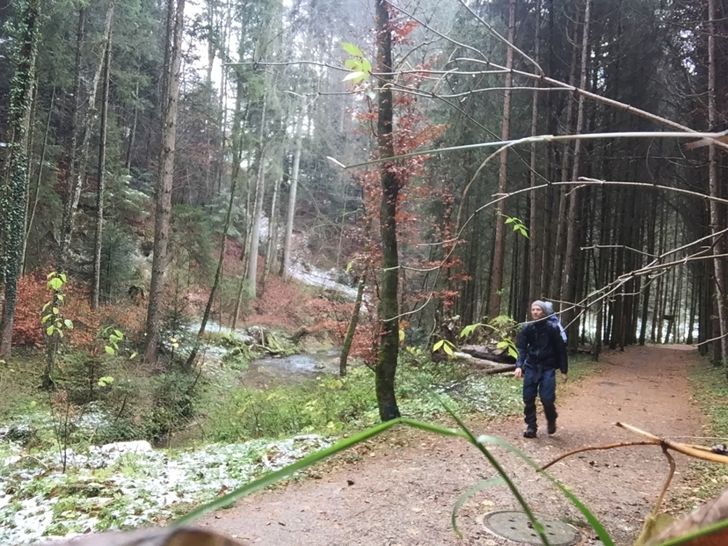 Dem Scherlibach entlang. Auch im Winter eine gute Idee.