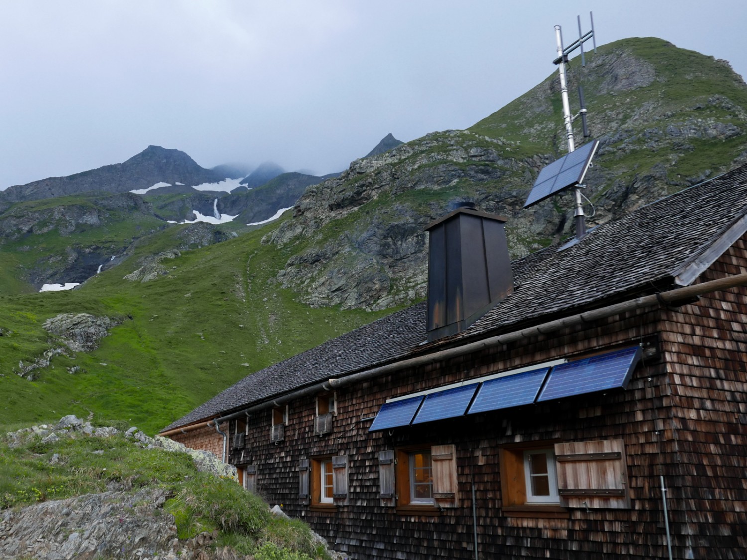 Die Sardonahütte SAC bietet Platz für 44 Gäste. Bild: Daniela Rommel