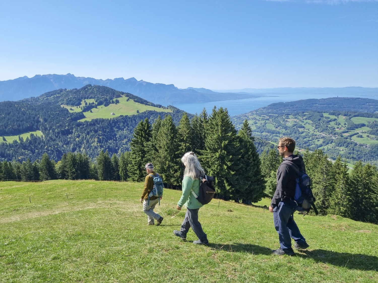 Weitreichender Ausblick von der Corbetta über den Genfersee. Bilder: Nathalie Stöckli