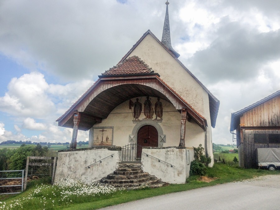 Die spätmittelalterliche Kapelle in St. Ursen.