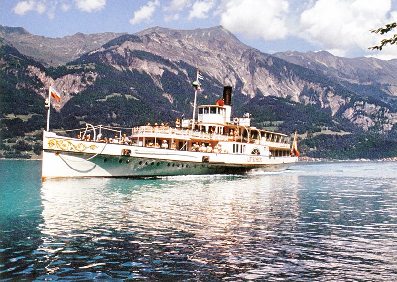 Le bateau à vapeur Lötschberg, joyau du lac de Brienz. Photo: Franz Auf der Maur