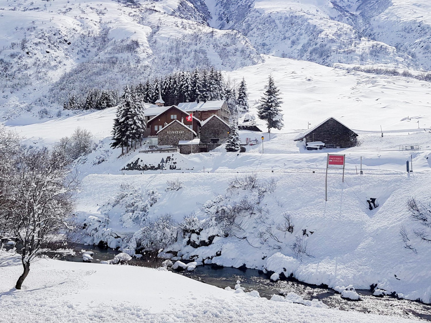 Zumdorf, das kleinste Dorf der Schweiz. Bild: Laura Riedi