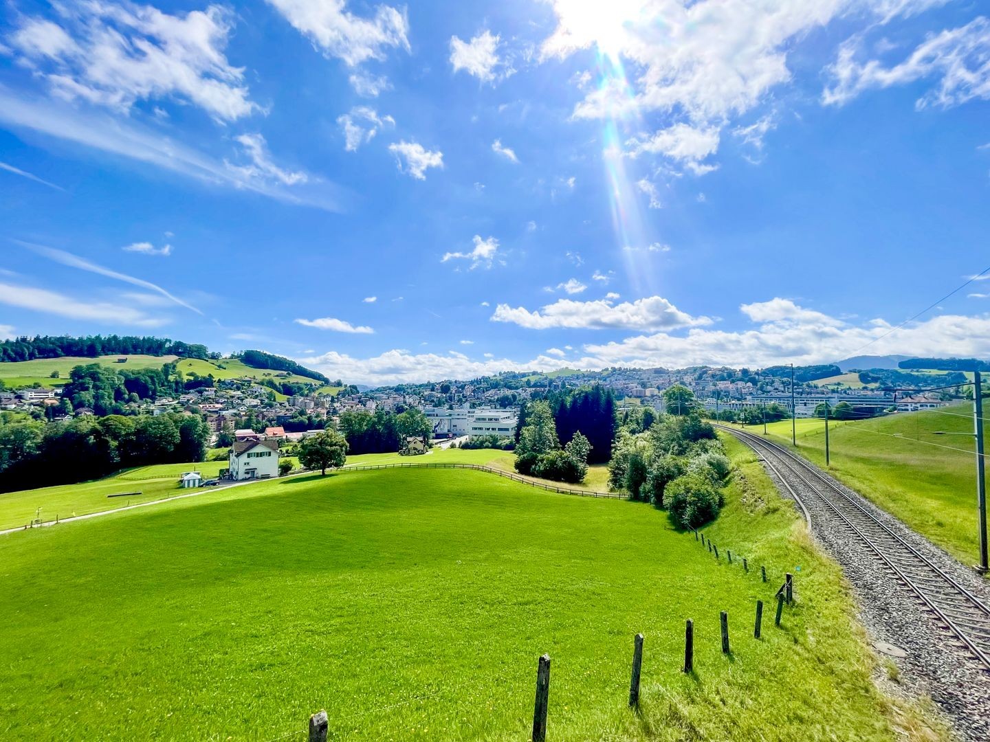 Ein Blick zurück nach Herisau
