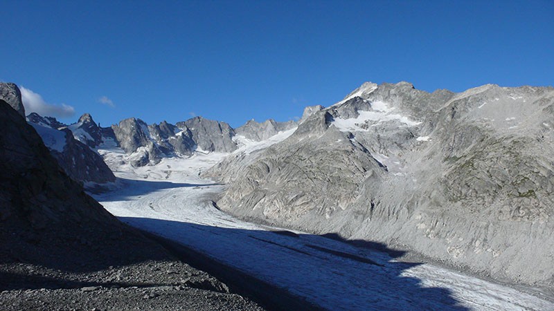 Blick auf den Fornogletscher. Bild: Christoph Käsermann