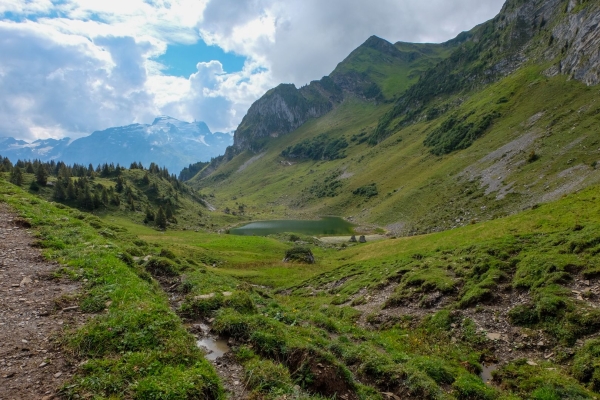 Face au Titlis dans la vallée d’Engelberg