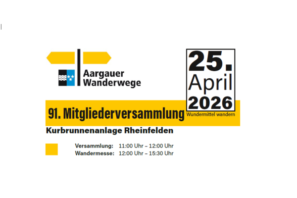 Mitgliederversammlung mit Wandermesse für alle