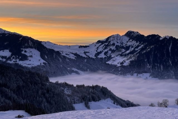 Silvester - Schneeschuhwanderung auf Wirzweli