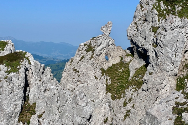 Wanderung über den Grat der Schratteflue
