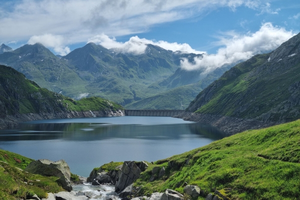 Il San Gottardo non da sotto, ma da sopra