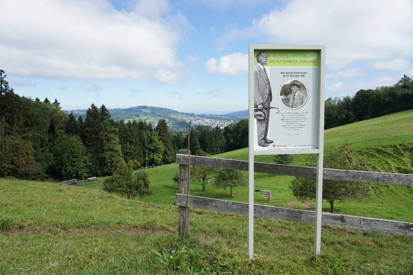 Auf dem Robert-Walser-Pfad rund um Herisau