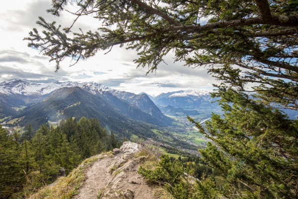 Wanderung zur Mitte Liechtensteins