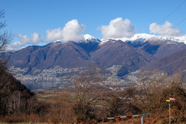 Über die Strada Romana am Monte Ceneri